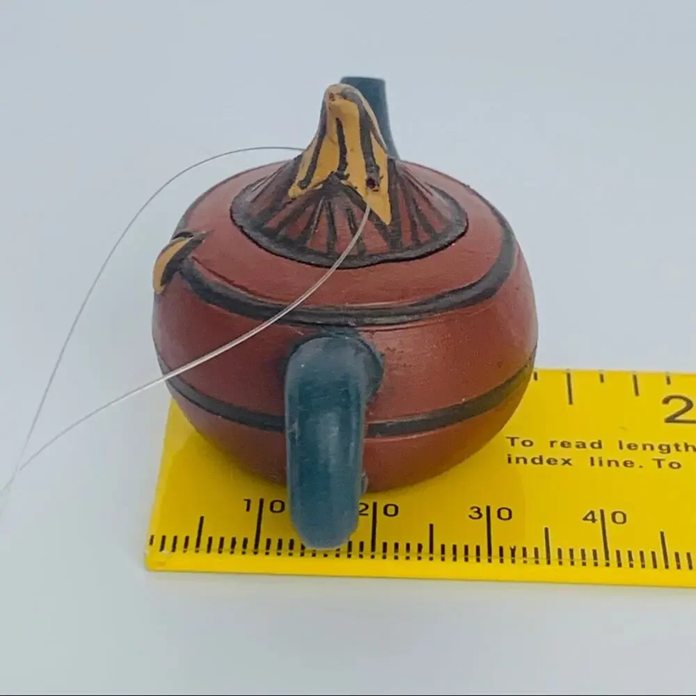 Vintage Chinese Clay Teapot Ornament